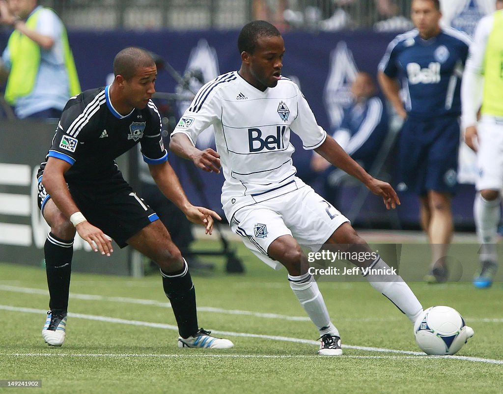 San Jose Earthquakes v Vancouver Whitecaps FC