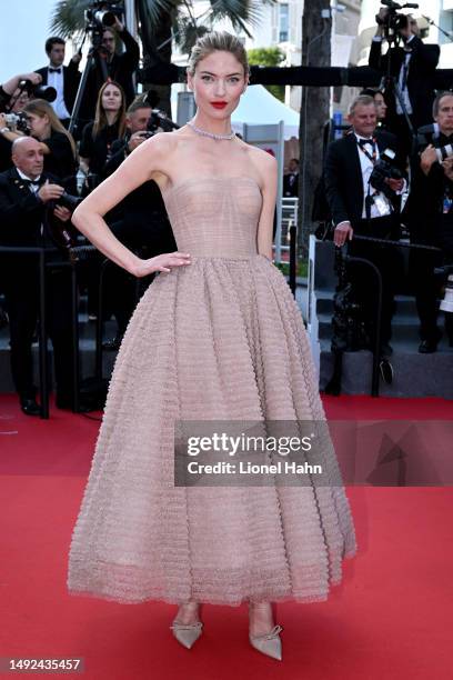 Martha Hunt attends the "Club Zero" red carpet during the 76th annual Cannes film festival at Palais des Festivals on May 22, 2023 in Cannes, France.