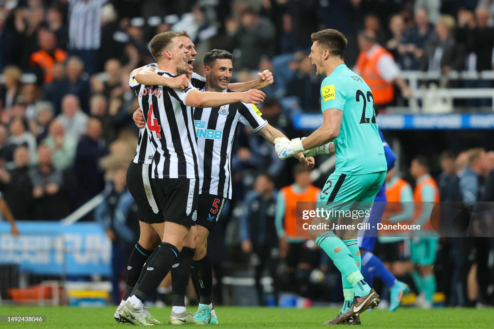 Newcastle United back in the Champions League after twenty years; Leicester City on the verge of relegation