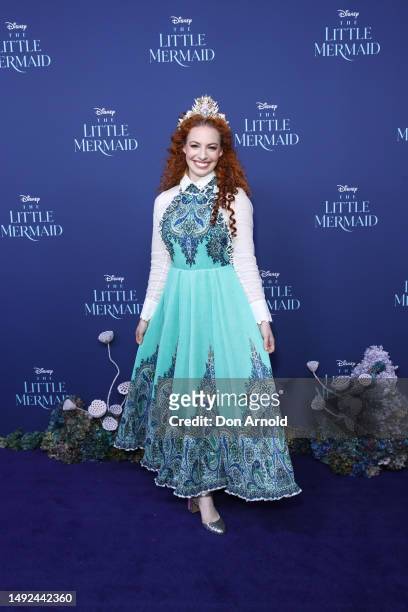 Emma Watkins attends the Australian premiere of "The Little Mermaid" at State Theatre on May 22, 2023 in Sydney, Australia.