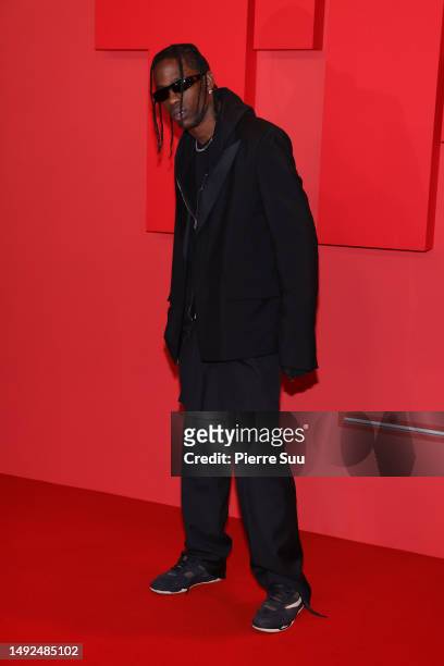 Travis Scott attends "The Idol" Premiere Afterparty at the 76th annual Cannes film festival at Palm Beach on May 22, 2023 in Cannes, France.