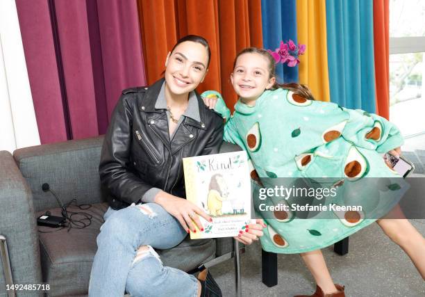 Gal Gadot and a guest attend Hammer Museum K.A.M.P. 2023 at Hammer Museum on May 21, 2023 in Los Angeles, California.