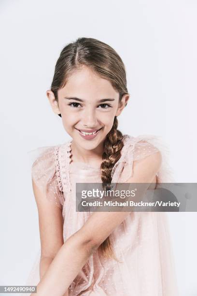 Actress Julia Butters from 'Once Upon A Time In Hollywood' poses for a portrait at PMC Studios on July 9, 2019 in Los Angeles, California.