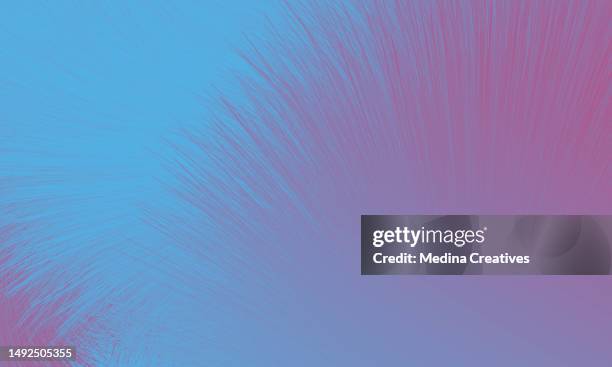 abstract colorful gradient fluffy fur background - fur texture background stock illustrations