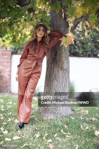 Actress Josie Totah poses for a portrait at her home in Los Angeles, California onNonember 20, 2020.