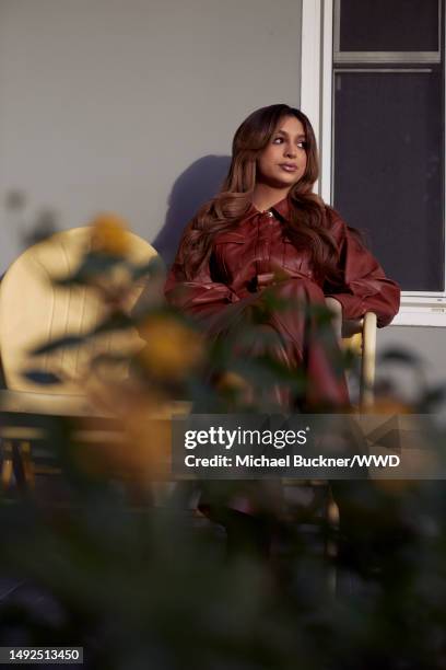 Actress Josie Totah poses for a portrait at her home in Los Angeles, California onNonember 20, 2020.