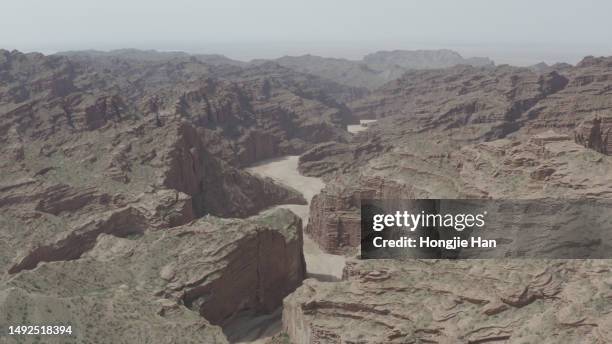 danxia landform in aksu, xinjiang, china - 美國 stock pictures, royalty-free photos & images