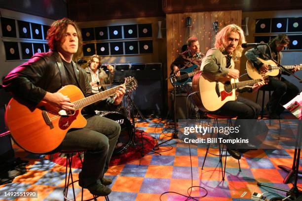 Collective Soul during studio performance on September 20th, 2006 in New York City.