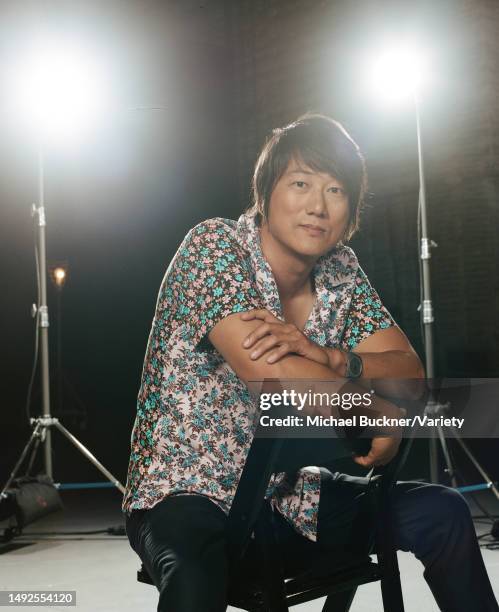 Actor Sung Kang poses for a portrait at Stage 20 on Universal Studios Lot on June 12, 2021 in Los Angeles, California.