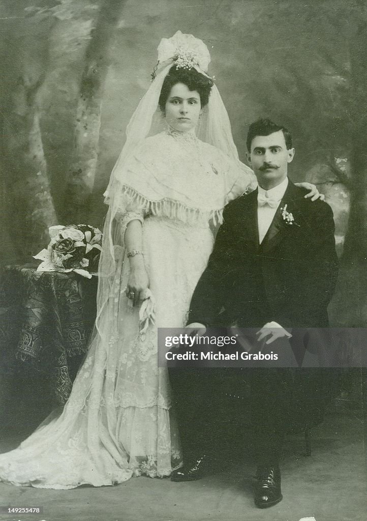 Jewish wedding, 1908