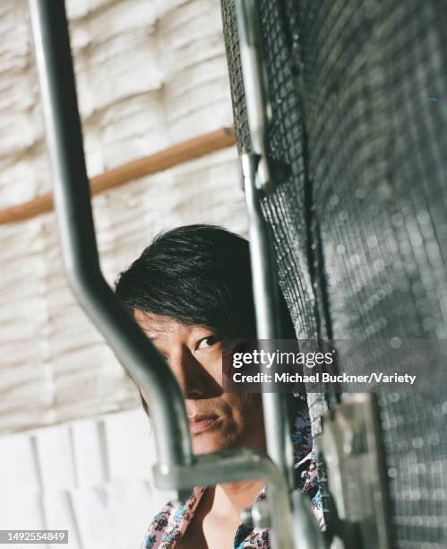 Actor Sung Kang poses for a portrait at Stage 20 on Universal Studios Lot on June 12, 2021 in Los Angeles, California.