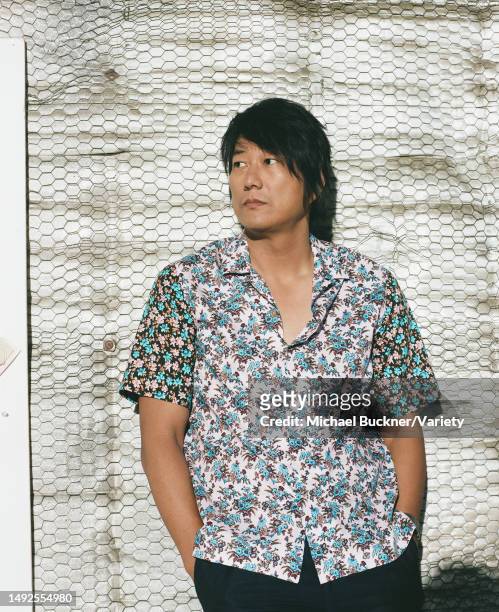 Actor Sung Kang poses for a portrait at Stage 20 on Universal Studios Lot on June 12, 2021 in Los Angeles, California.