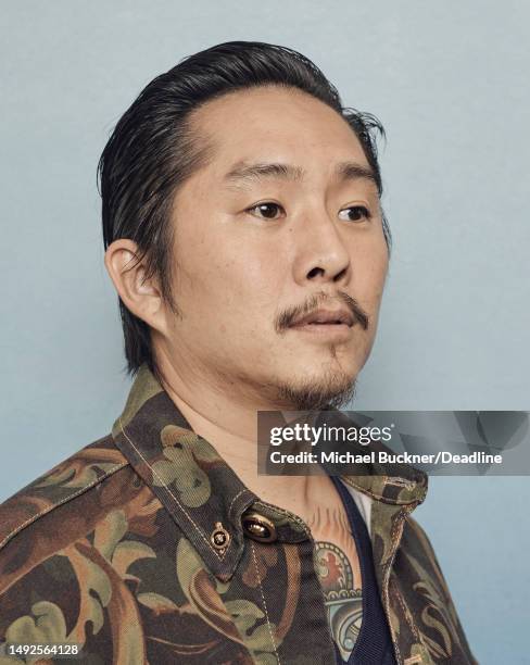 Justin Chon of Blue Bayou poses for a portrait at the Deadline Studio at the 74th Cannes Film Festival on July 13, 2021 in Cannes, France..