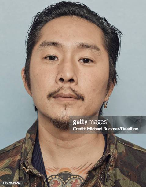 Justin Chon of Blue Bayou poses for a portrait at the Deadline Studio at the 74th Cannes Film Festival on July 13, 2021 in Cannes, France..