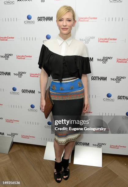 Cate Blanchett attends the Gotham Magazine Celebration With Cover Star, Cate Blanchett at The London Hotel on July 25, 2012 in New York City.