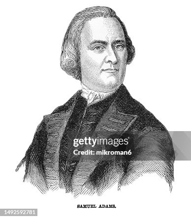 Portrait of Samuel Adams, American statesman, political philosopher, and one of the Founding Fathers of the United States