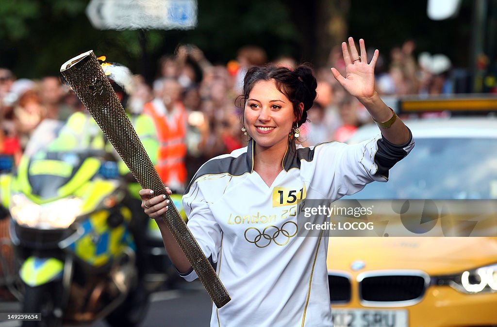 Day 68 - The Olympic Torch Continues Its Journey Around The UK