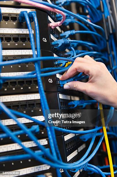 Pluggin A Computer 15 Plugging In New Computer Stock Photos, High-Res Pictures, and Images ...