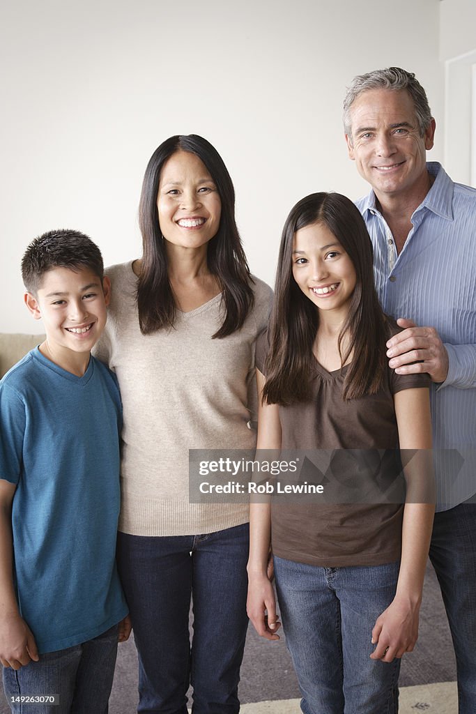 USA, California, Los Angeles, Portrait of cheerful family
