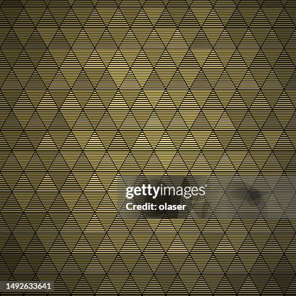 Reflective Triangle Pattern Equally Sized Triangles Striped Pattern With Golden 3d Reflection ...