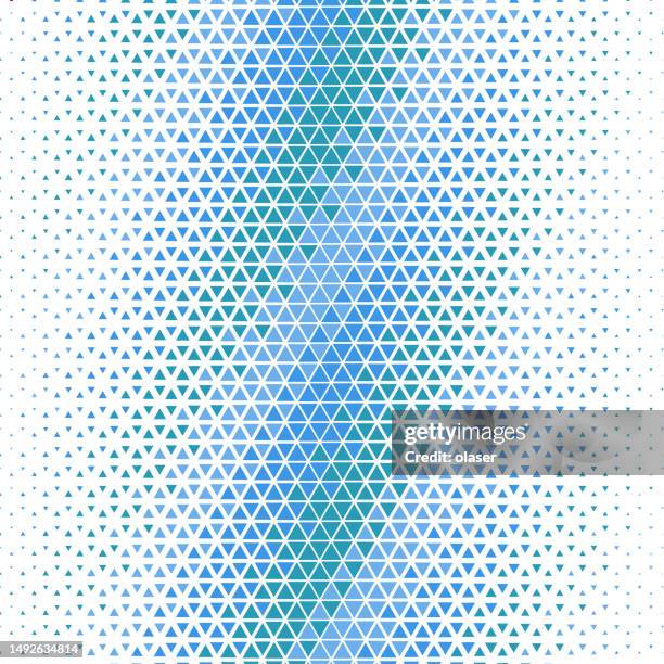 Blue Green Triangles Pattern Horizontal Gradient High-Res Vector ...