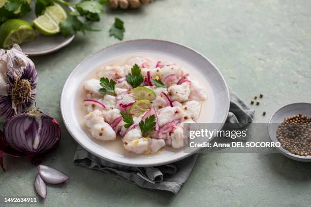 Cod Ceviche 91 Ceviche Above Stock Photos, High-Res Pictures, and Images - Getty Images
