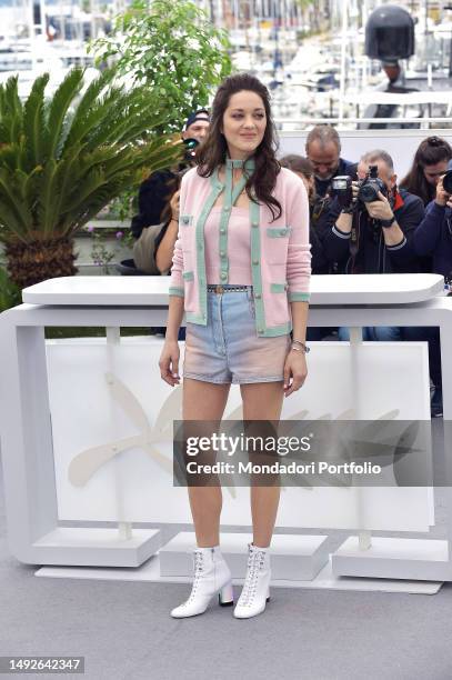 French actress Marion Cotillard at Cannes Film Festival 2023. Little Girl Blue movie photocall. Cannes , May 22nd, 2023