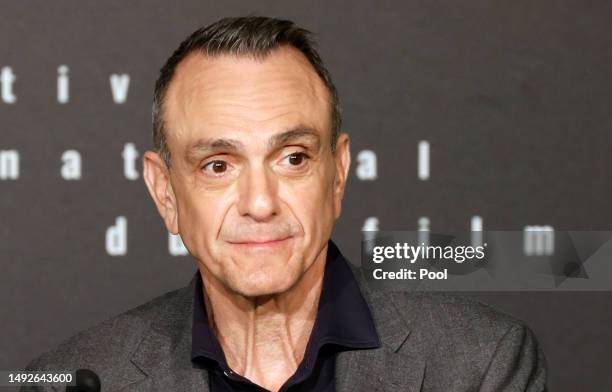 Hank Azaria attends the "The Idol" Press Conference press conference at the 76th annual Cannes film festival at Palais des Festivals on May 23, 2023...