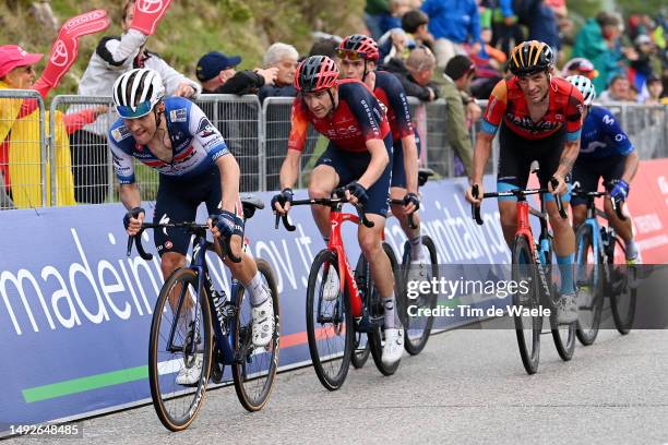 Ilan Van Wilder of Belgium and Team Soudal - Quick Step, Laurens De Plus of Belgium, Thymen Arensman of The Netherlands and Team INEOS Grenadiers,...