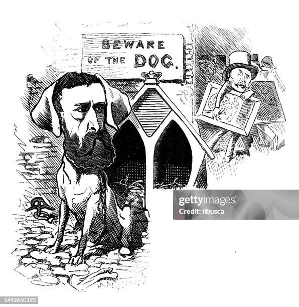 British Satire Caricature Comic Cartoon Illustration High-Res Vector ...