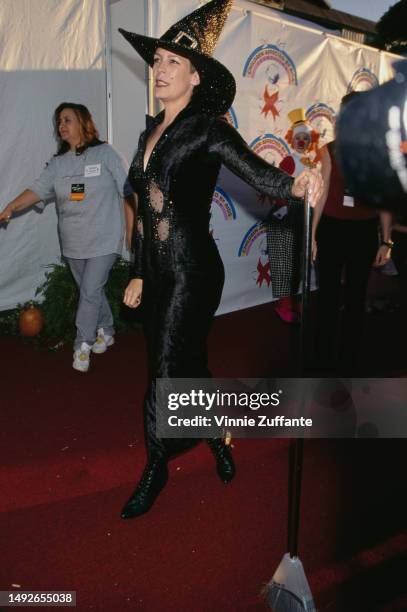 Jamie Lee Curtis attends the 6th Annual Dream Halloween Benefit for Children Affected by AIDS at the Barker Hangar, Santa Monica Air Center in Santa...