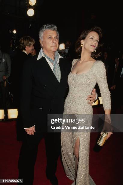 Tony Curtis and Jamie Lee Curtis attend 9th American Comedy Awards, held at the Shrine Auditorium in Los Angeles, California, 26th February 1995.