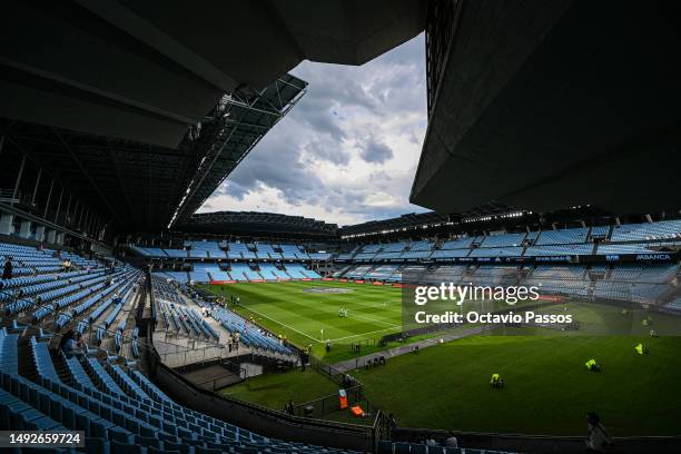 General view of the stadium prior the LaLiga Santander match between RC Celta and Girona FC at Estadio Balaidos on May 23, 2023 in Vigo, Spain.