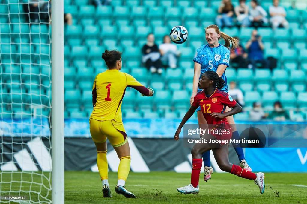 Spain v England - Semi-final: UEFA Women's European Under-17 Championship 2022/23