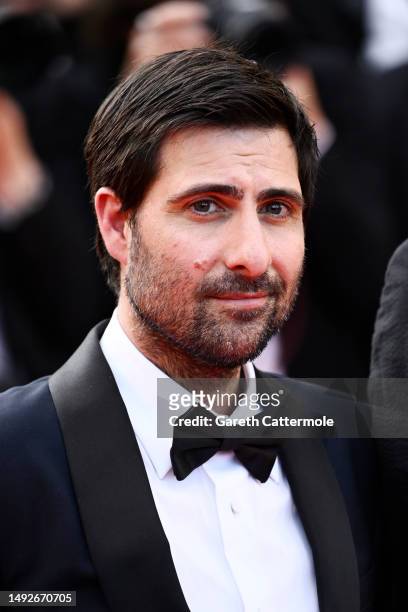 Jason Schwartzman attends the "Asteroid City" red carpet during the 76th annual Cannes film festival at Palais des Festivals on May 23, 2023 in...