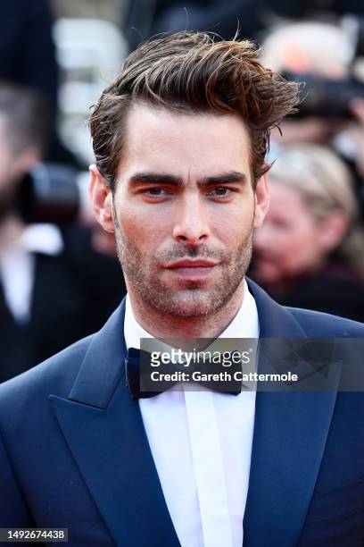 Jon Kortajarena attends the "Asteroid City" red carpet during the 76th annual Cannes film festival at Palais des Festivals on May 23, 2023 in Cannes,...