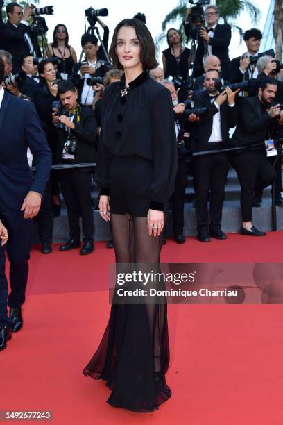 Charlotte le Bon attends the "Asteroid City" red carpet during the 76th annual Cannes film festival at Palais des Festivals on May 23, 2023 in...