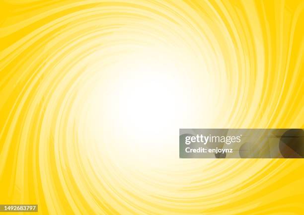 Yellow Ribbon Spinning Yellow Spinning Spiral Abstract Background High-Res Vector Graphic ...