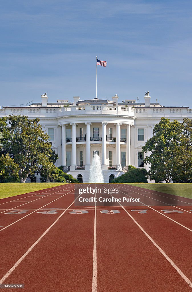 Race track in front of the White House