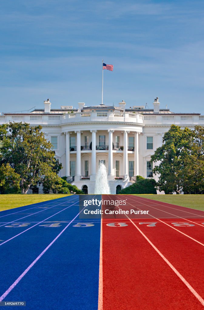 Race track in front of the White House