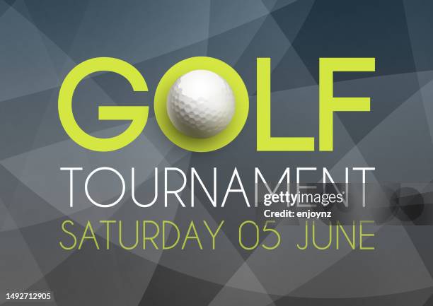 golf tournament poster background - golf background abstract stock illustrations