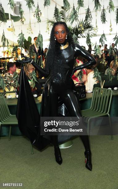 Eunice Olumide attends a party hosted by Vanity Fair and The Newt to celebrate the RHS Chelsea Flower Show on May 23, 2023 in London, England.