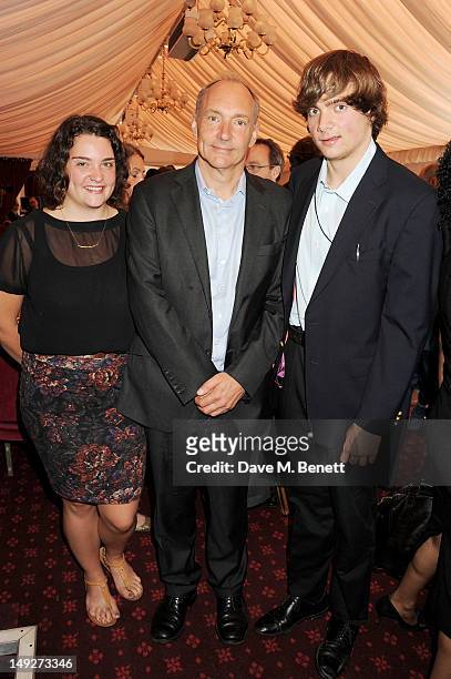 Founder of the World Wide Web Sir Tim Berners-Lee with his children Alice Berner-Lee and Ben Berners-Lee attend the DNA Summit Innovation 101 Power...