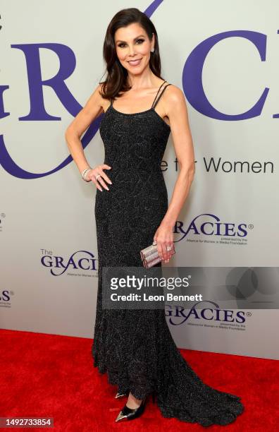 Heather Dubrow attends the Alliance for Women in Media Foundation's 48th annual Gracie Awards Gala at Beverly Wilshire, A Four Seasons Hotel on May...