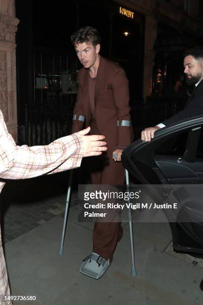 Will Poulter attends the George Club Private Preview Party on May 23, 2023 in London, England.