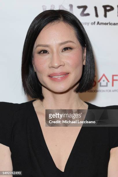Lucy Liu attends the "Unzipped: An Autopsy Of American Inequality" New York screening at NYU on May 23, 2023 in New York City.