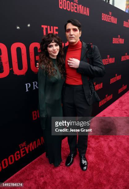 Sophie Thatcher and David Dastmalchian attend the premiere of "The Boogeyman" at El Capitan Theatre in Hollywood, California on May 23, 2023.