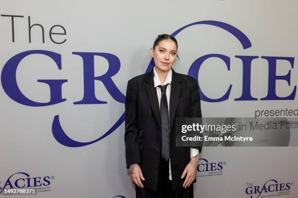 Bishop Briggs attends the Alliance for Women in Media Foundation's 48th annual Gracie Awards Gala at Beverly Wilshire, A Four Seasons Hotel on May...