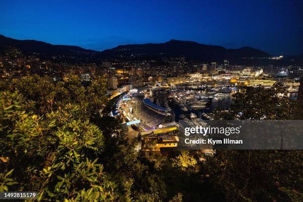 Aerial view of Monaco during previews ahead of the F1 Grand Prix of Monaco at Circuit of Monaco on May 25, 2023 in Monaco, Monaco.