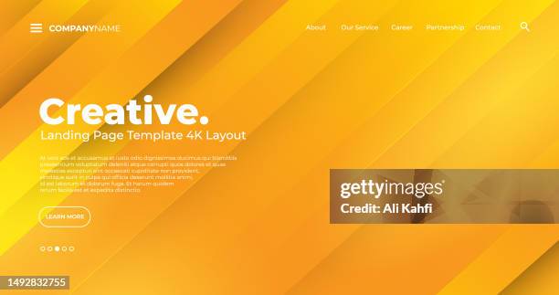 4k landing page template - abstract dynamic, modern, futuristic, multi colored, simple for website template background - vibrant simplicity stock illustrations